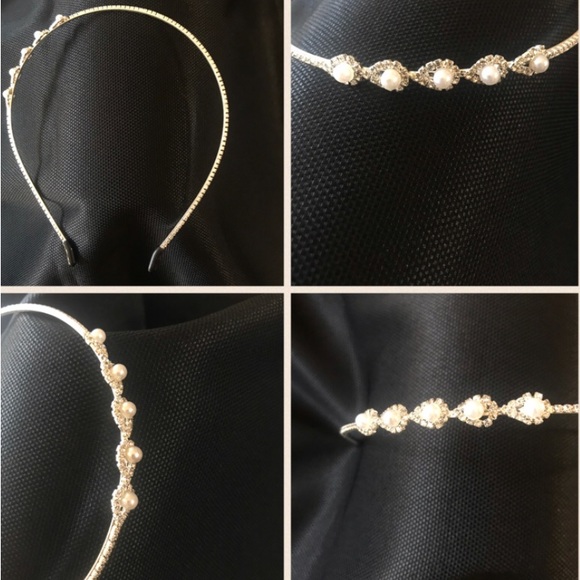 Bundle of 4 New Girls Pearl Headband - Picture 2 of 7